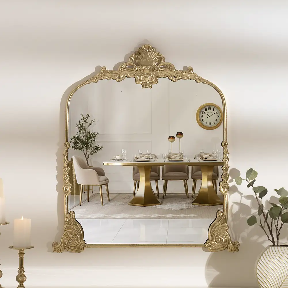 Deyna decorative metal wall mirror 81.3*90.8*4.4 cm