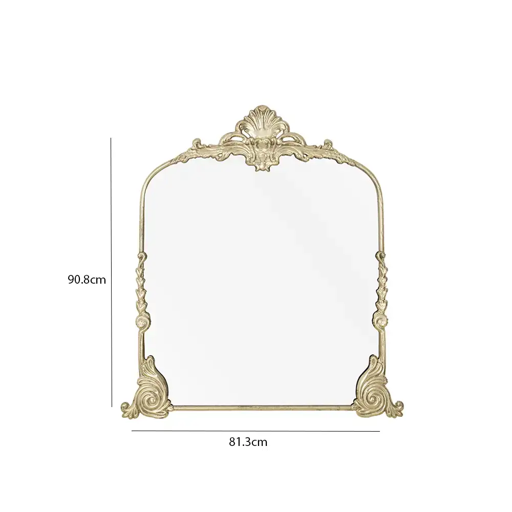 Deyna decorative metal wall mirror 81.3*90.8*4.4 cm - Image 2