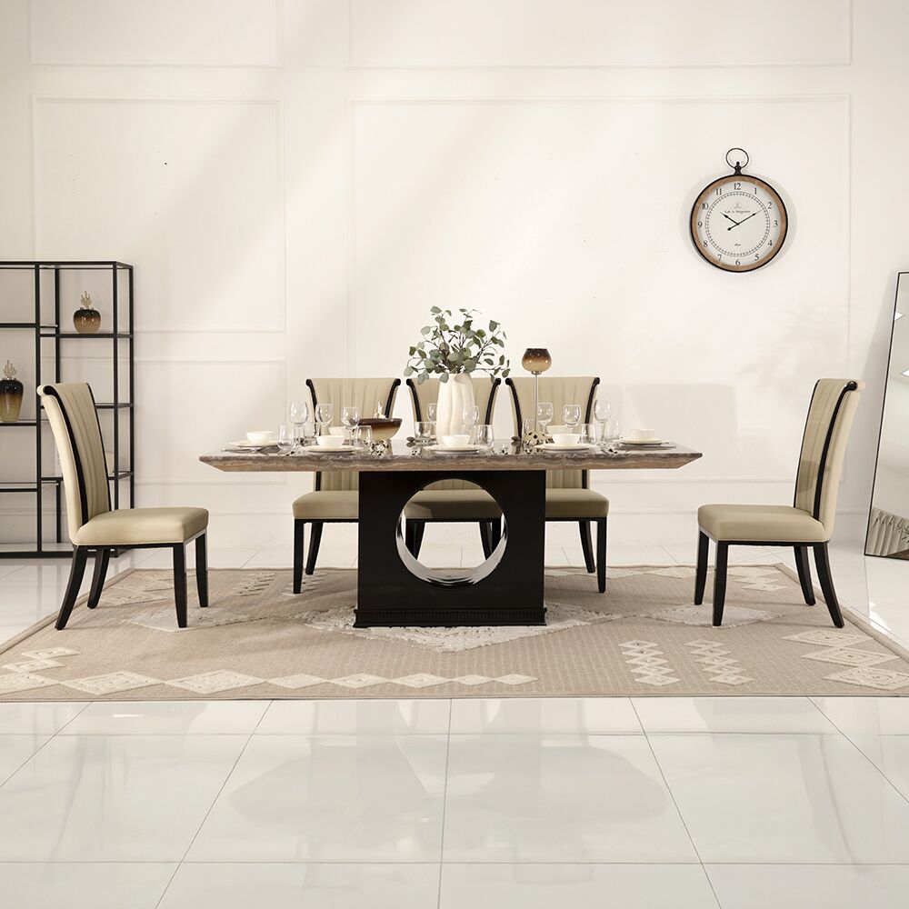 DT 13113 8-Seater Marble top Dining Set - Image 7