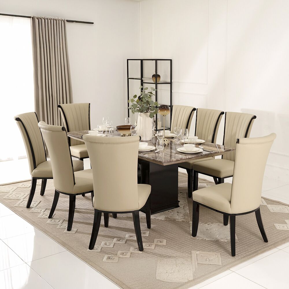 DT 13113 8-Seater Marble top Dining Set - Image 9