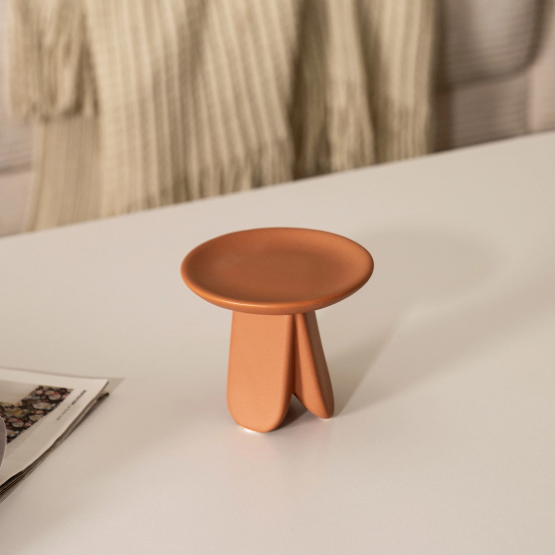 Quinn ceramic mini deco plate 10.8*10.8*9.2 cm - Image 3