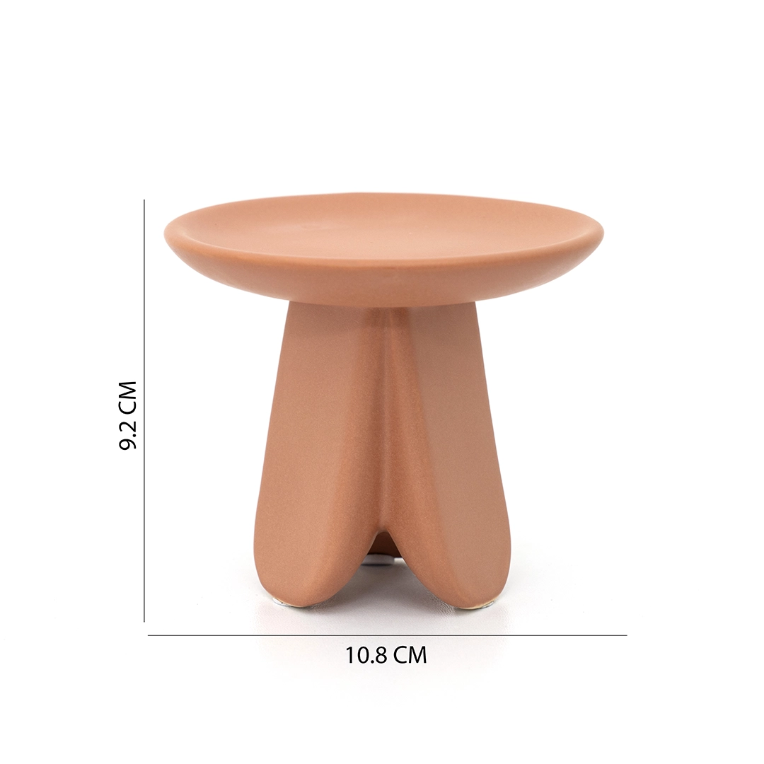 Quinn ceramic mini deco plate 10.8*10.8*9.2 cm - Image 2