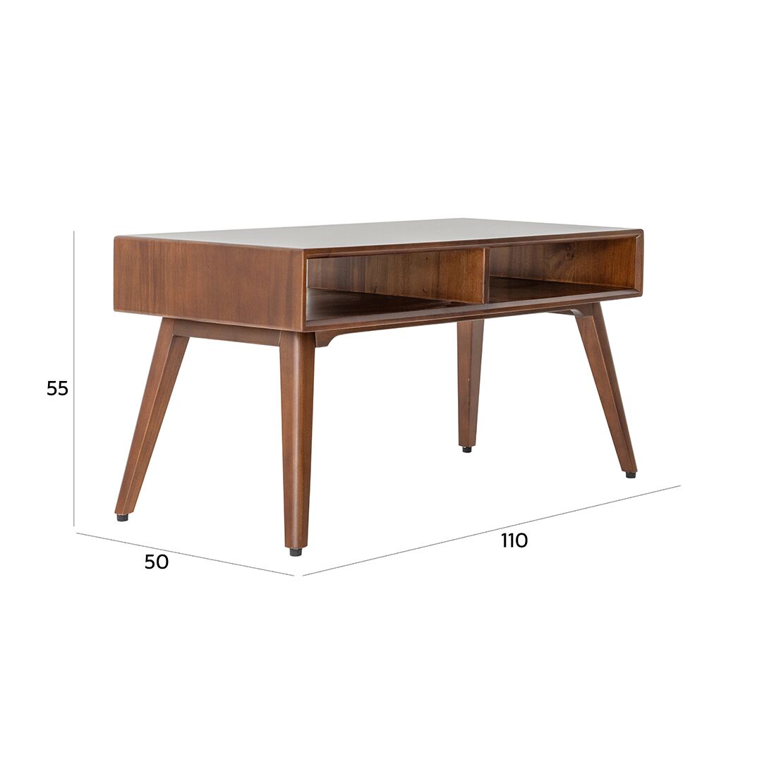 Andres Coffee Table-Dark Brown - Image 2