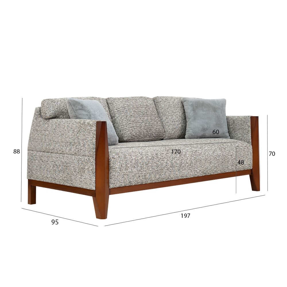 Nokin 3 Seater Sofa - Image 2