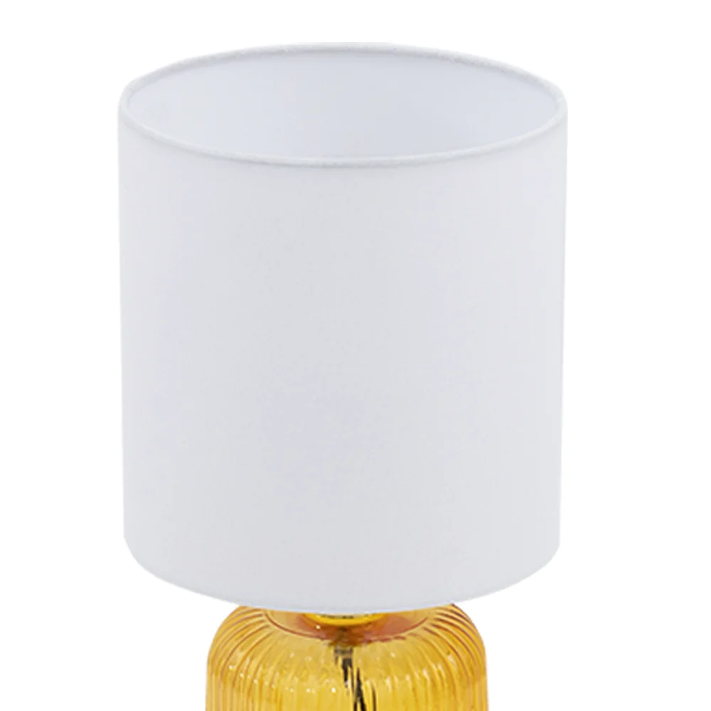 Tria glass table lamp Amber 17x17x36.5cm - Image 5