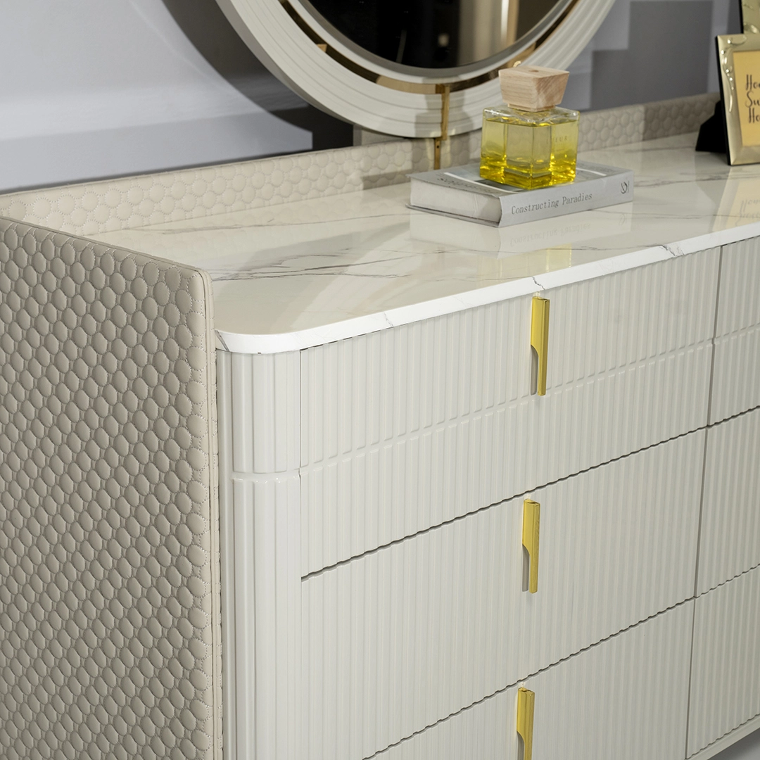 Foresta 6-pcs King Bedroom Set With Hydraulic Storage-180*200cm - Image 18