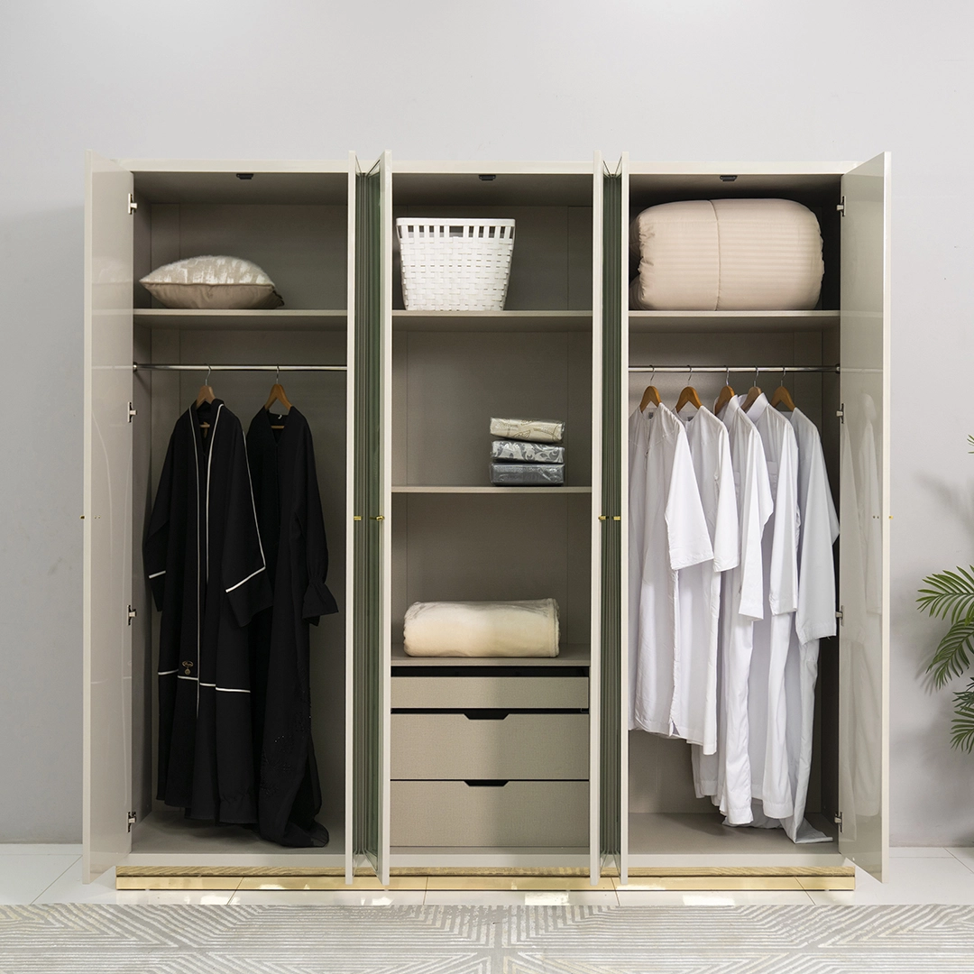 Foresta 6-pcs King Bedroom Set With Hydraulic Storage-180*200cm - Image 23