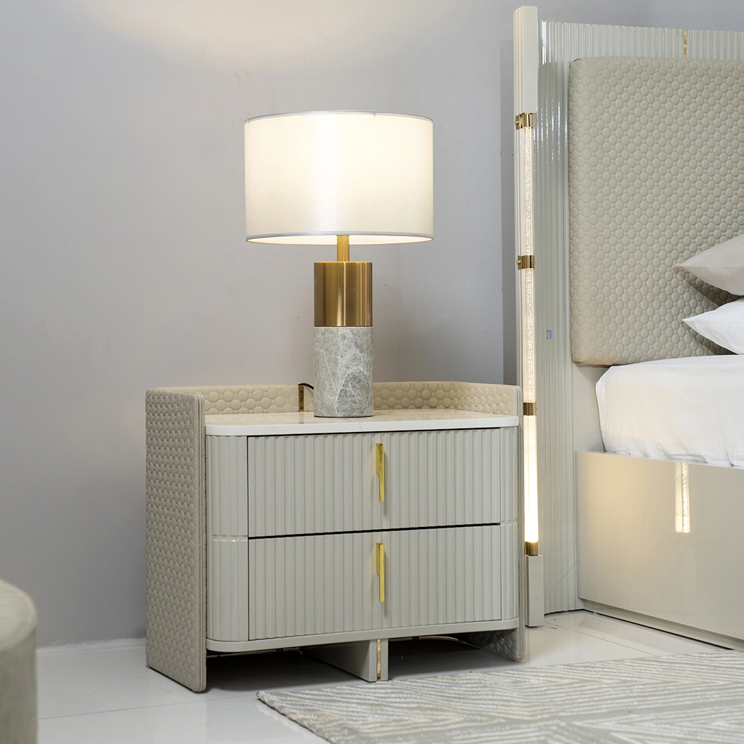 Foresta 6-pcs King Bedroom Set With Hydraulic Storage-180*200cm - Image 13