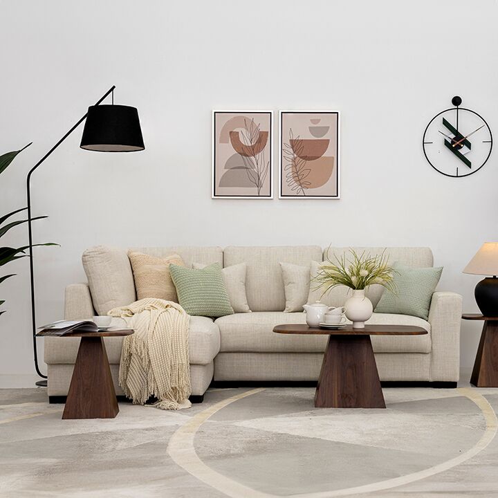 Corner Sofa Bed | Fabric sofa DXB | Fabric Sofa