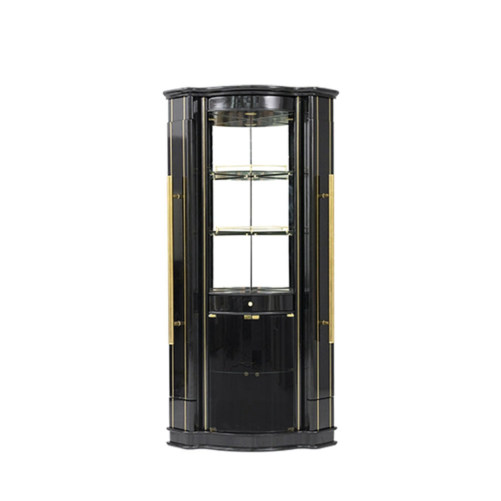 816/T02 Bar Cabinet With Countertop-Black - Image 5