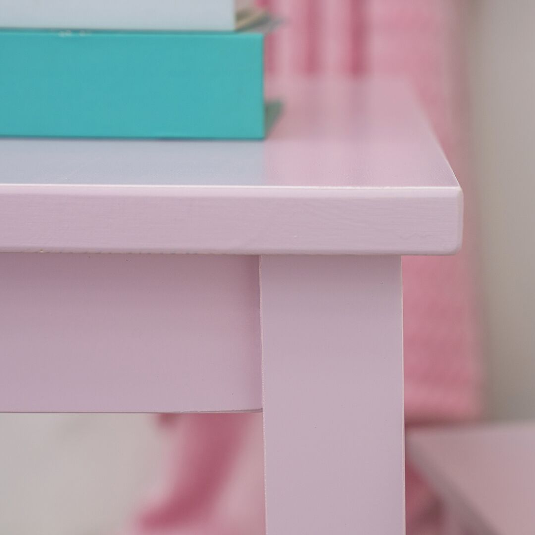 Kids Study Desk Set-Pink - Image 10