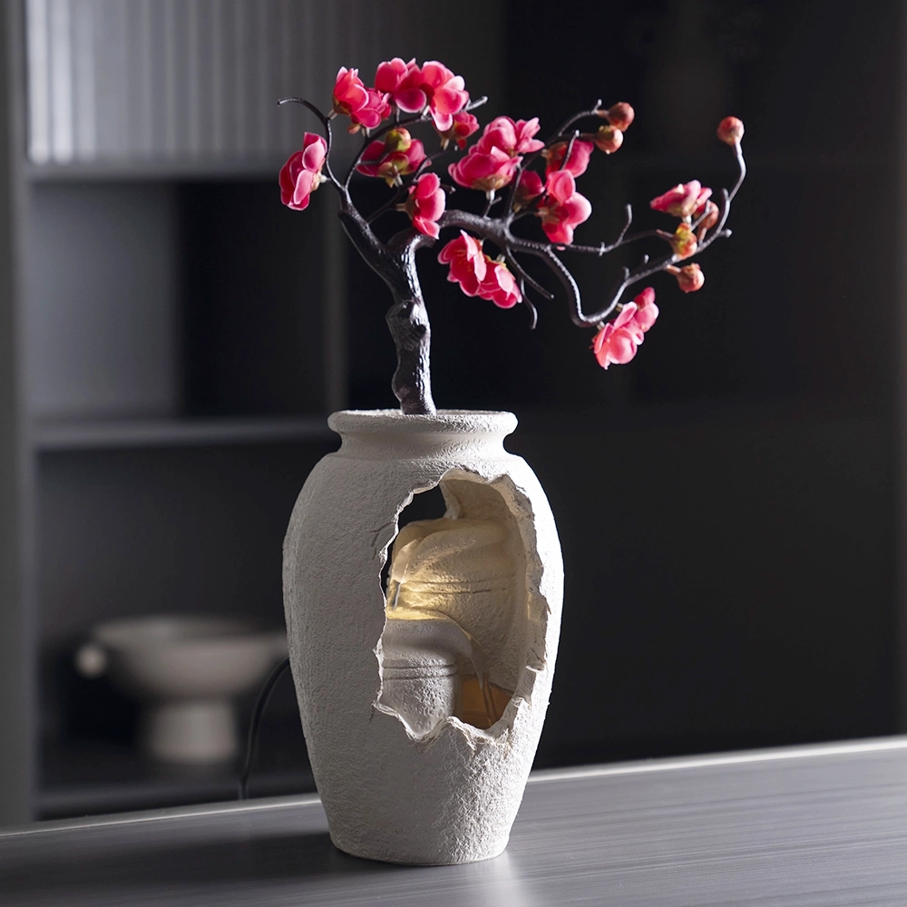 Rivulet Plant Pot Indoor Fountain Beige - Image 5