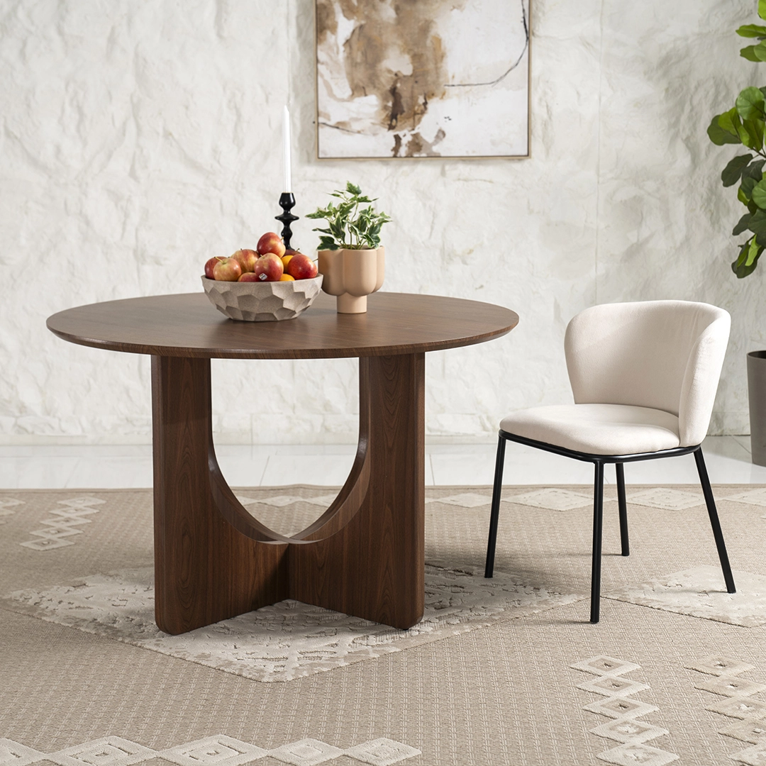 Beta 4-Seater Round Dining Set - Image 5