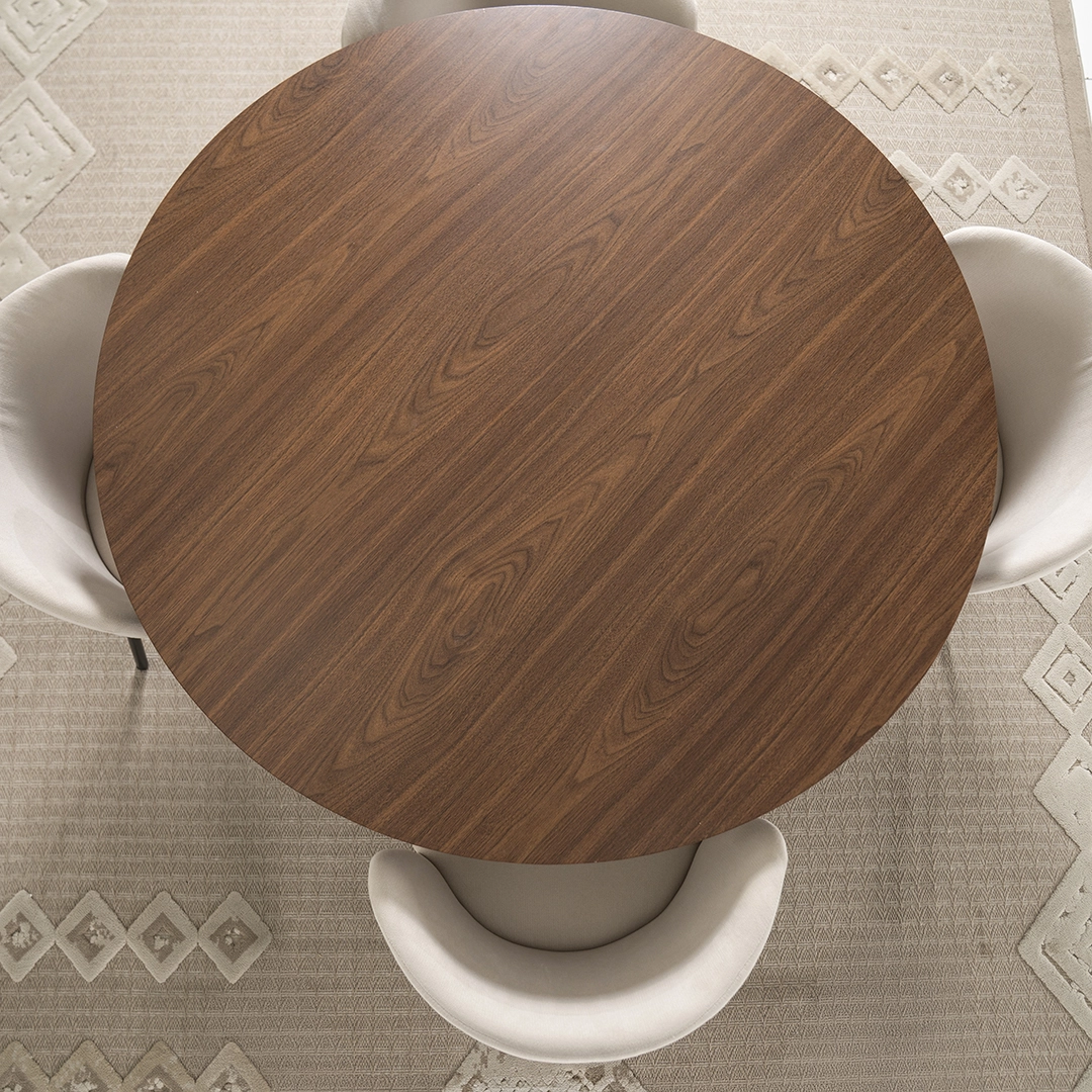 Beta 4-Seater Round Dining Set - Image 6