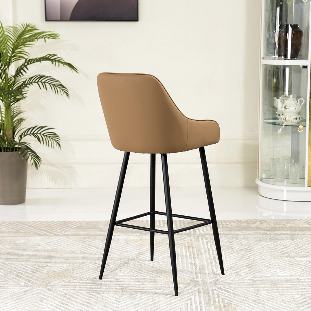 Diva Bar Chair-Brown - Image 4