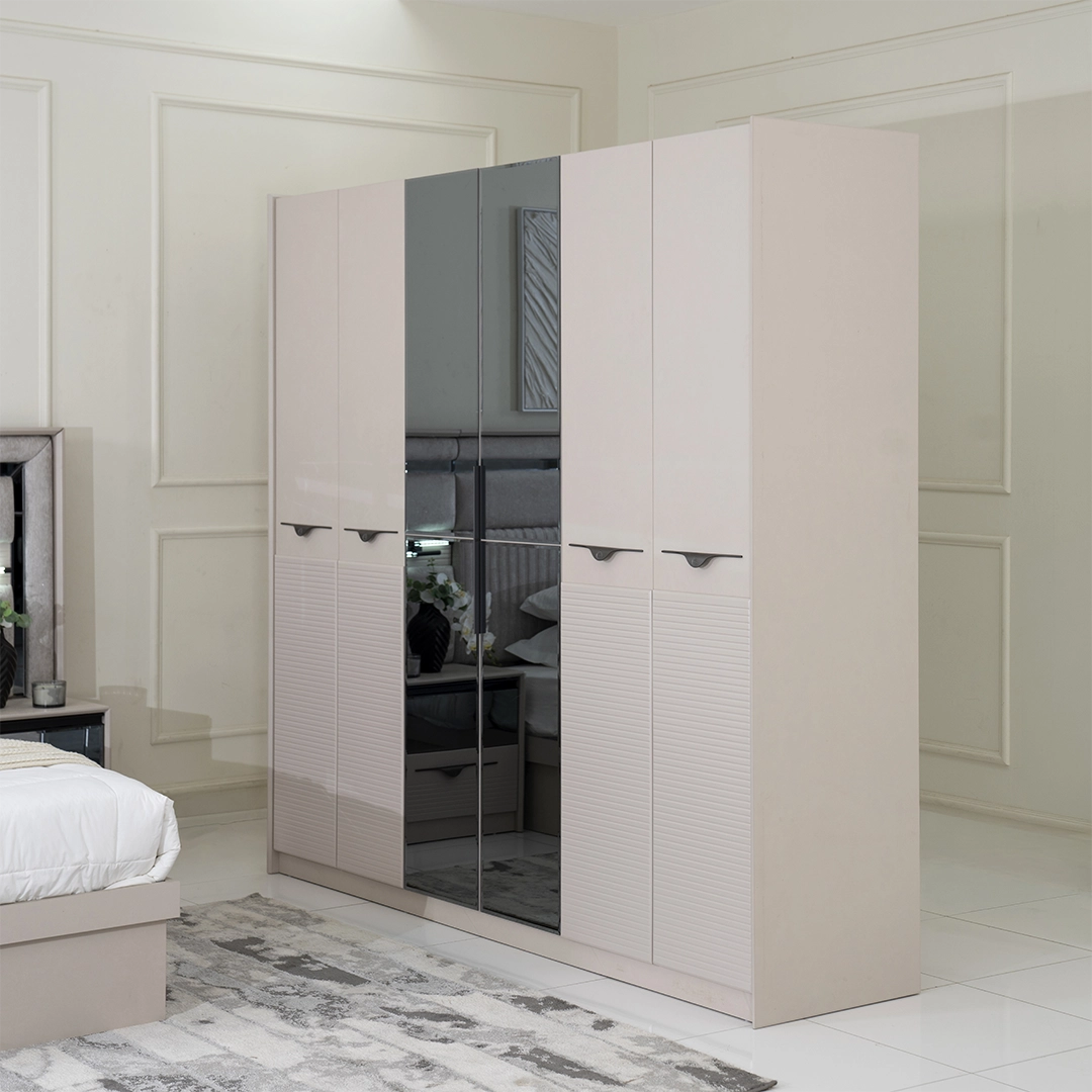 Frank 6-pcs King Bedroom Set With Hydraulic Storage-180*200cm - Image 10
