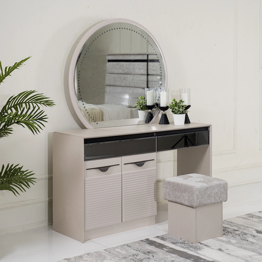 Frank 6-pcs King Bedroom Set With Hydraulic Storage-180*200cm - Image 12