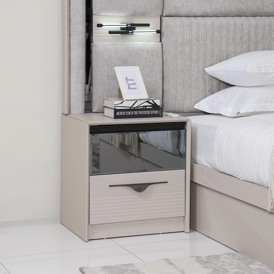 Frank 6-pcs King Bedroom Set With Hydraulic Storage-180*200cm - Image 13