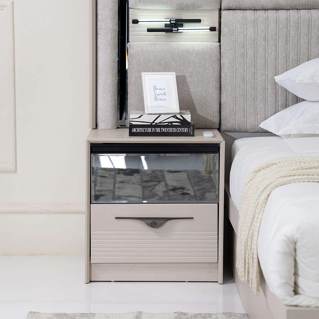 Frank 6-pcs King Bedroom Set With Hydraulic Storage-180*200cm - Image 14