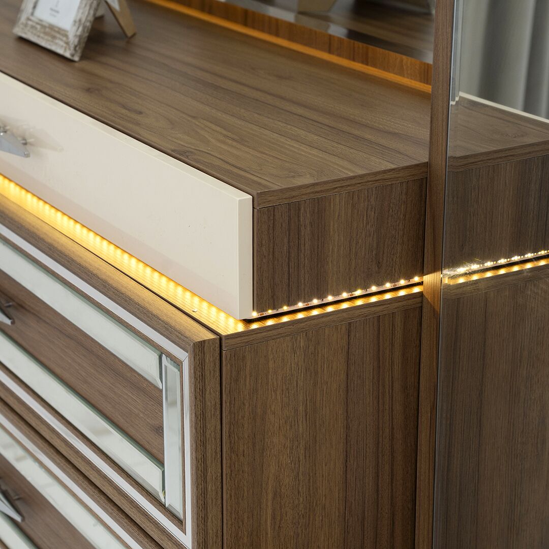 Hera 6 pcs Bedroom Set With Hydraulic Storage - Image 29