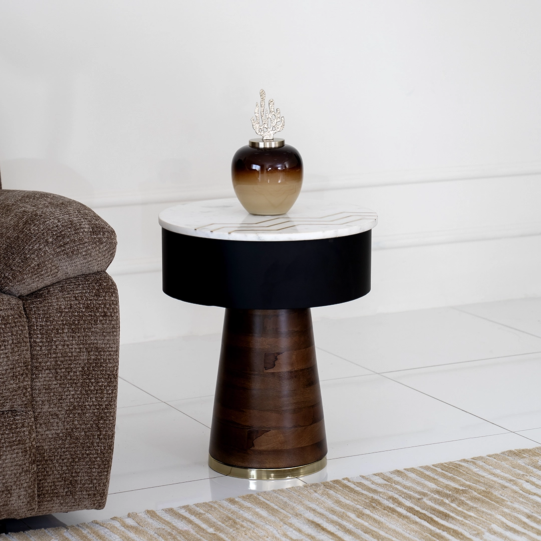 Alem Marble Top End Table - Image 6