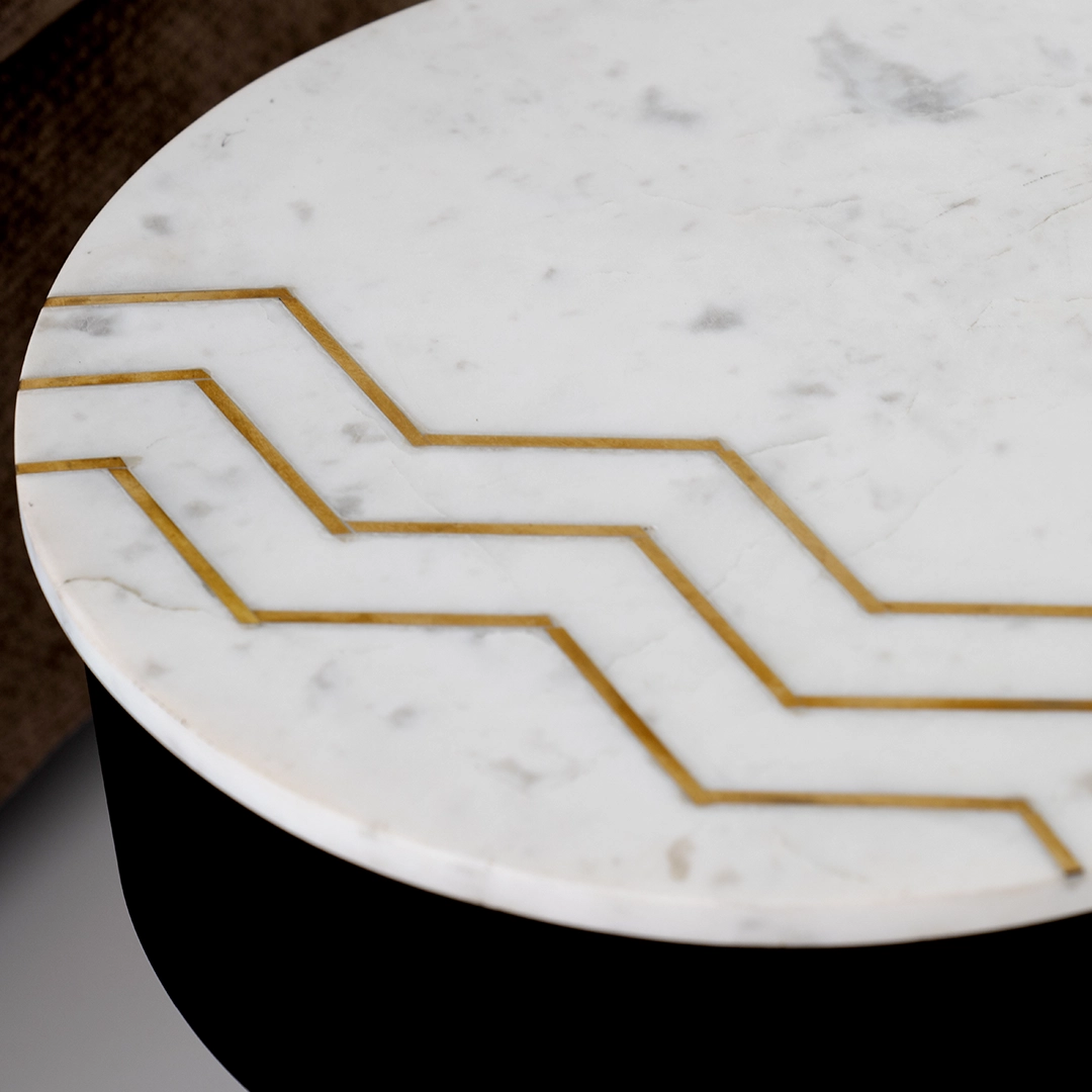 Alem Marble Top End Table - Image 3