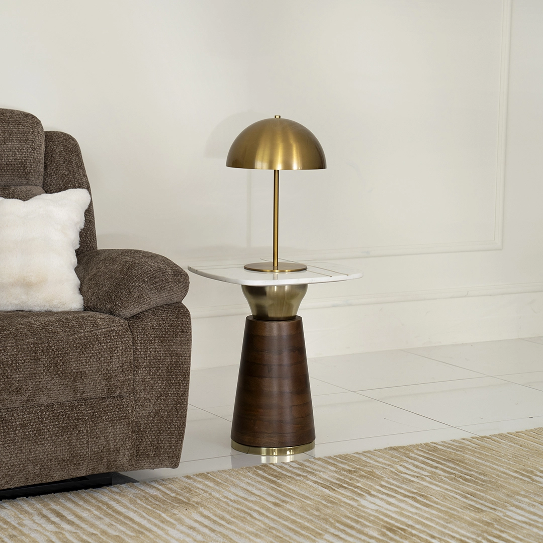 Barley Marble Top End Table - Image 6