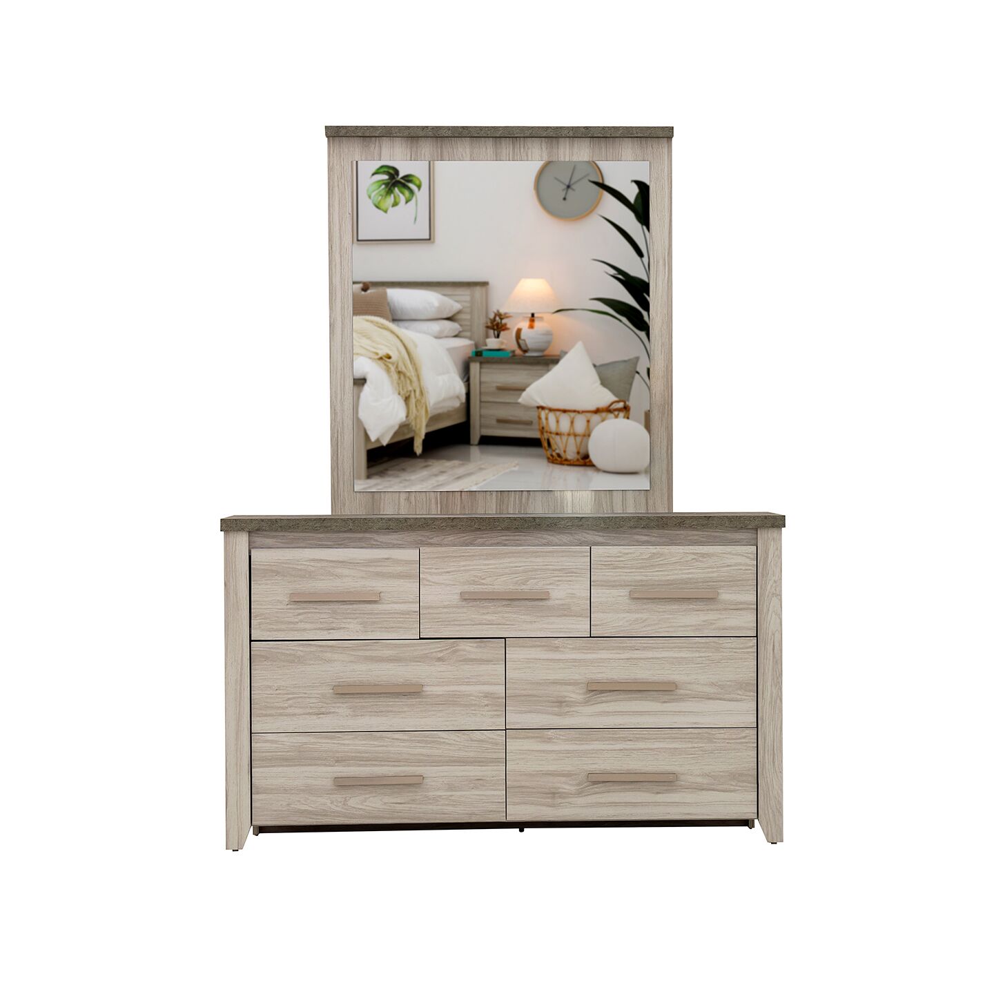 Elegance Dresser with Mirror - Image 3