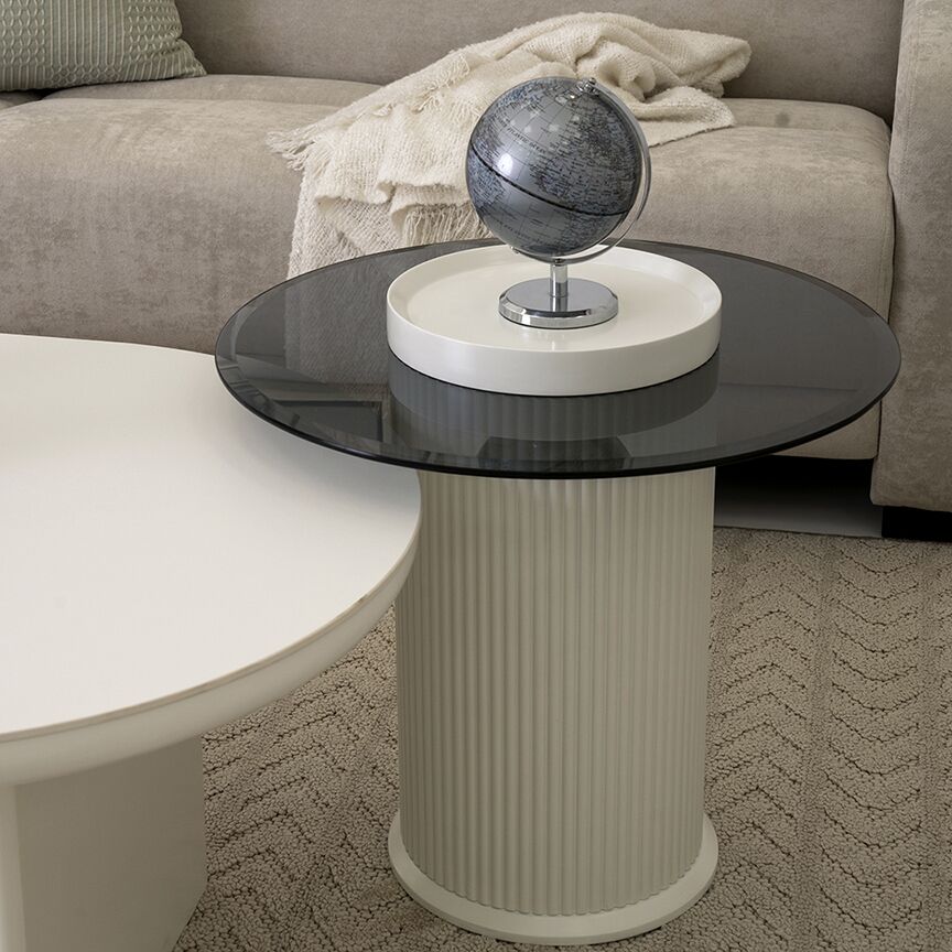 Freedo Coffee Table-Set of 2-Off White - Image 7