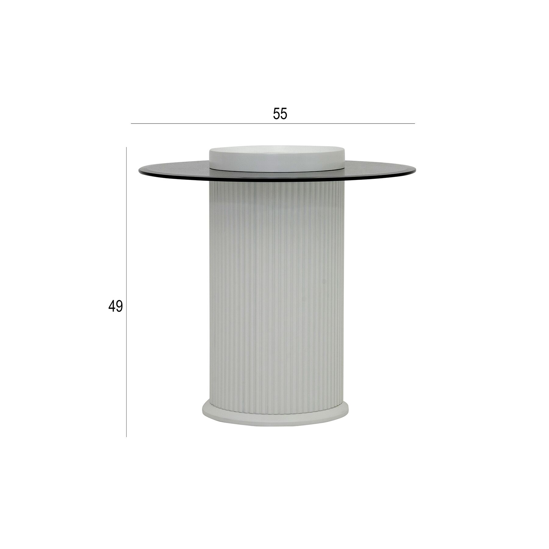 Freedo Coffee Table-Set of 2-Off White - Image 3