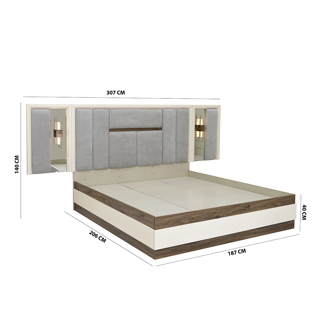 Audace 6-Piece King Bedroom Set-180*200 cm - Image 2