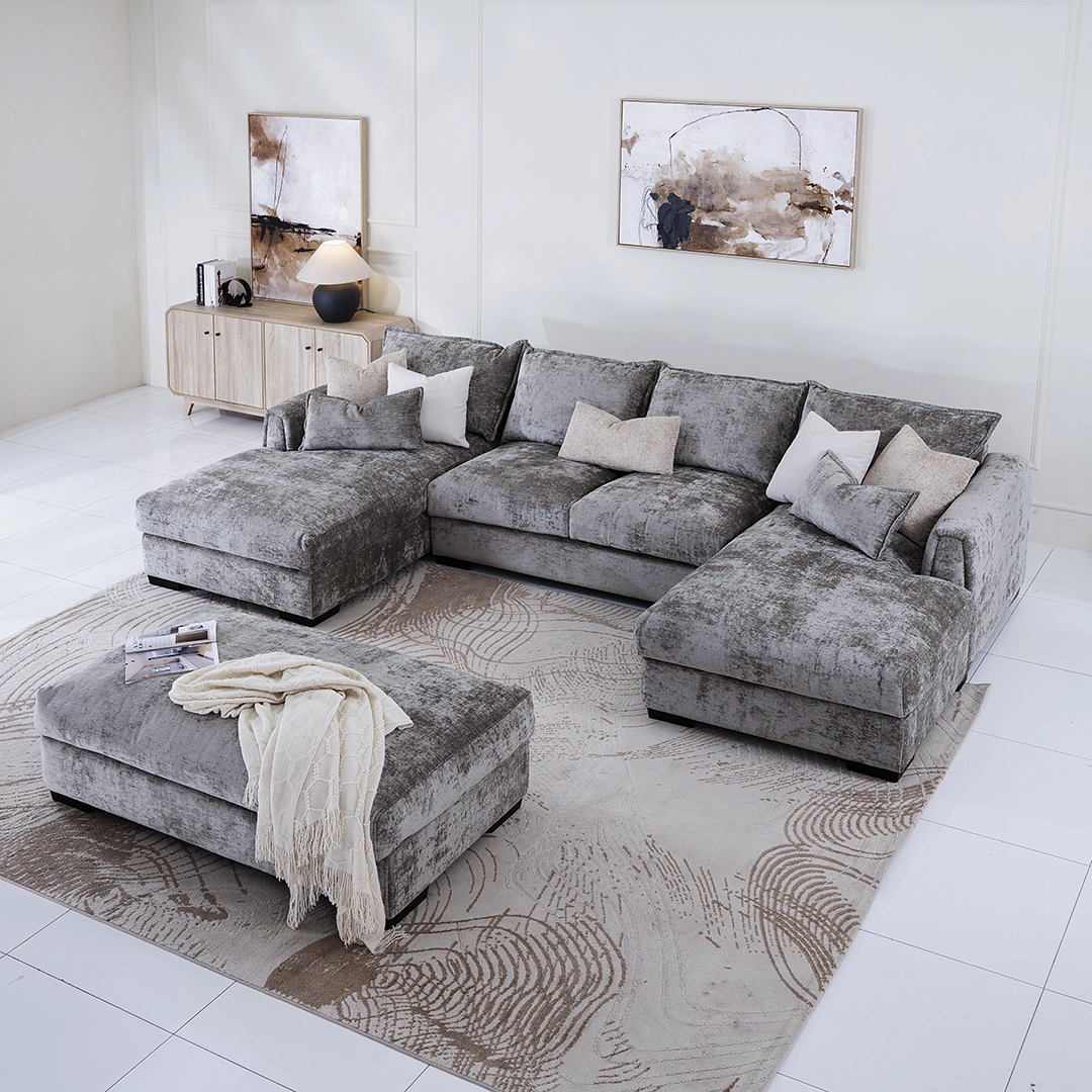 The Gabriel Corner Sofa With Ottoman - Image 15