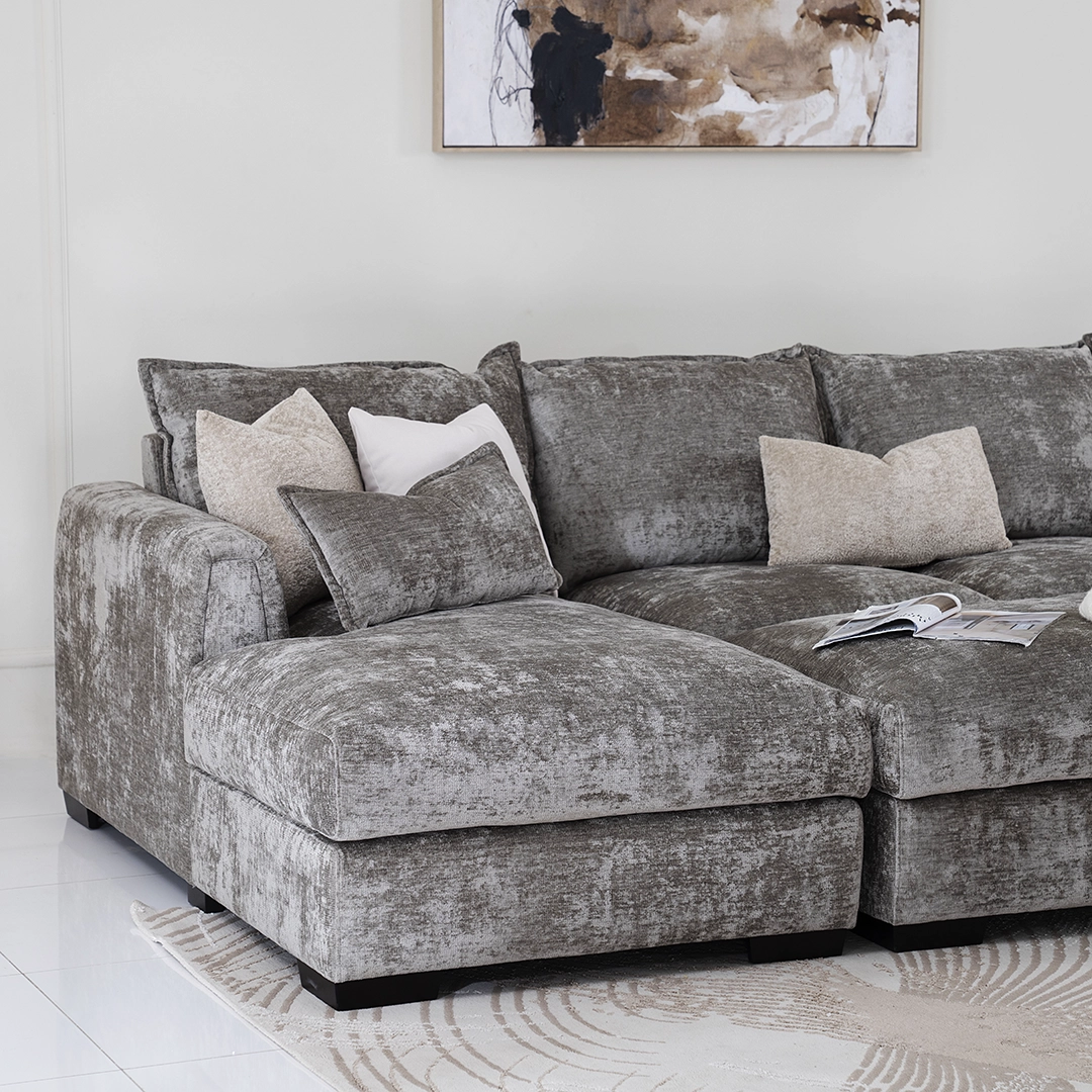 The Gabriel Corner Sofa With Ottoman - Image 6