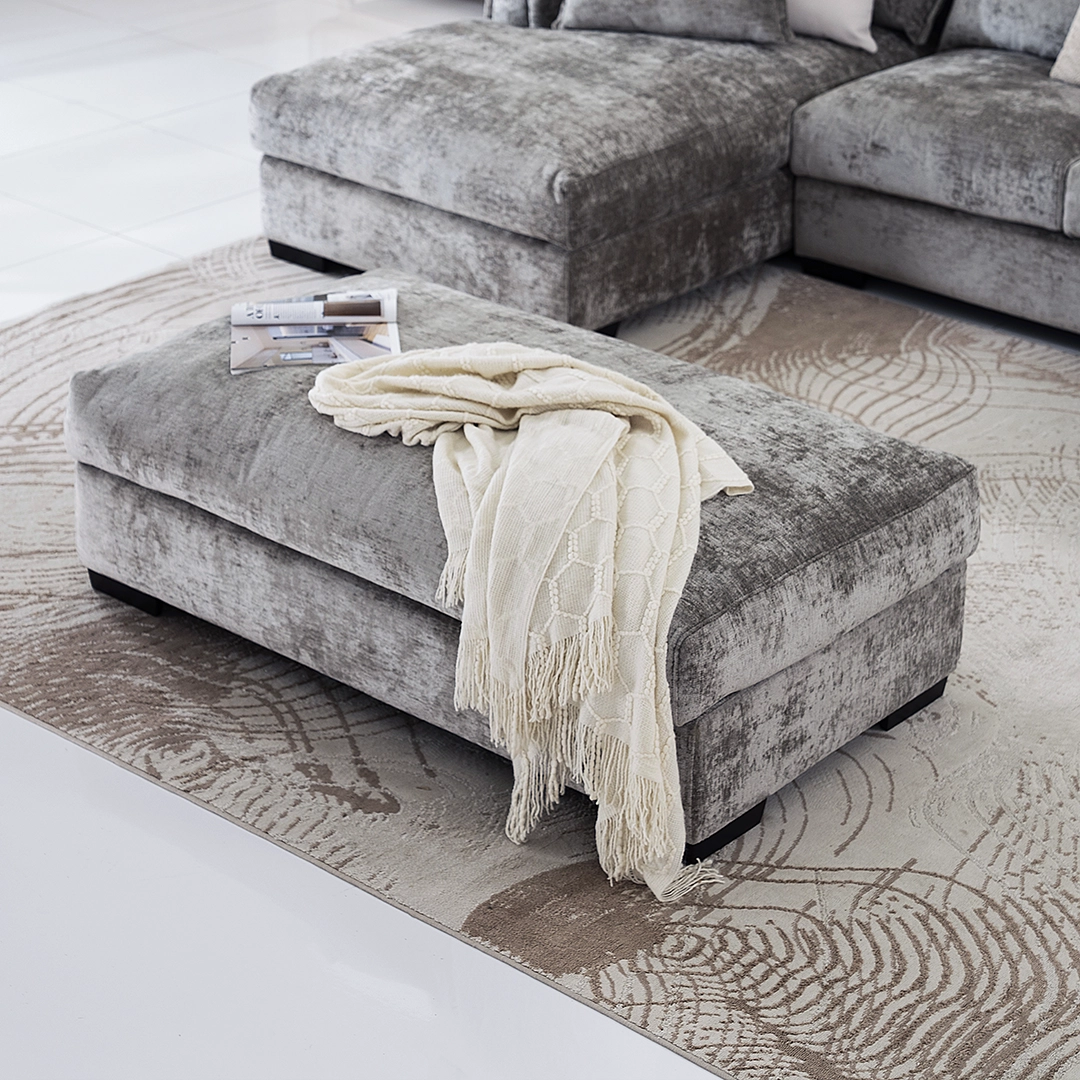 The Gabriel Corner Sofa With Ottoman - Image 9