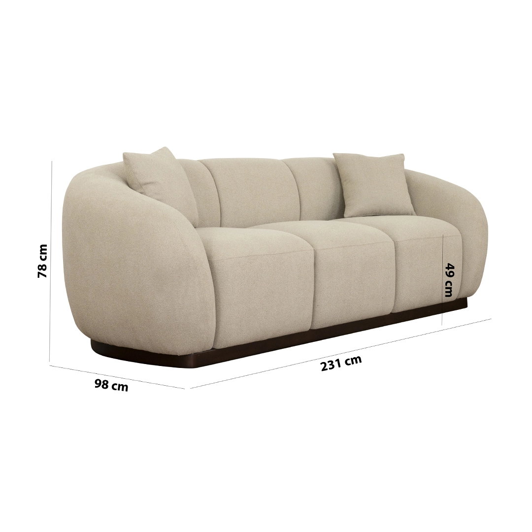 The Zayn 3-Seater Sofa - Image 2