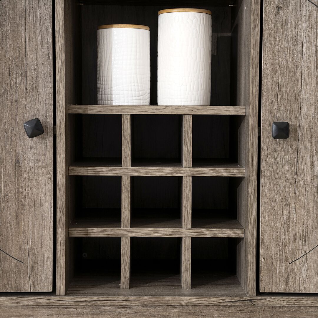 Tyrell Wine Cabinet-Grey Oak - Image 6