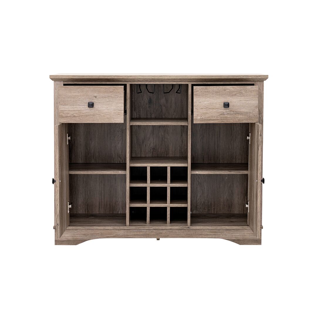 Tyrell Wine Cabinet-Grey Oak - Image 3