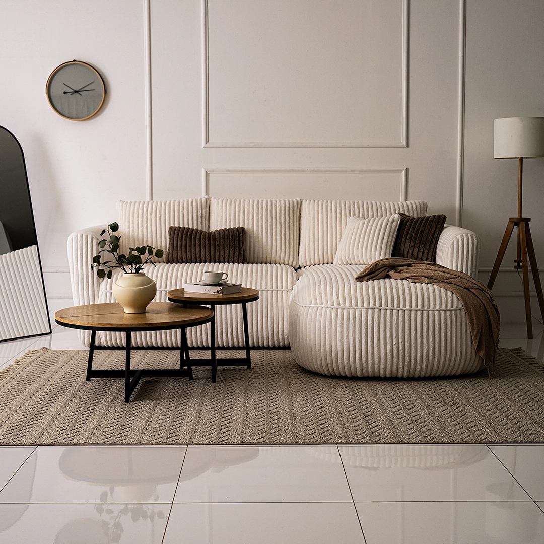 The Vanvi 3-Seater Corner Sofa - Image 10