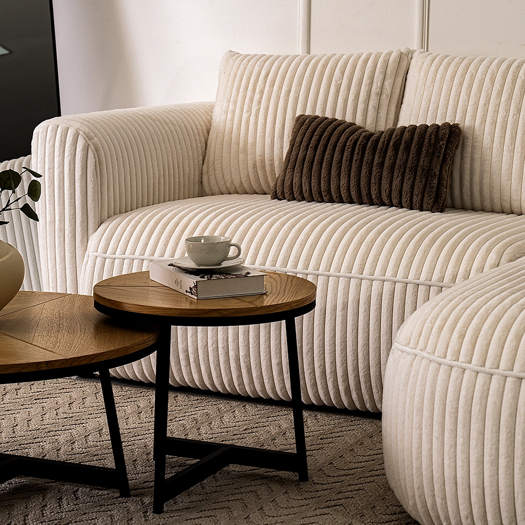 The Vanvi 3-Seater Corner Sofa - Image 4