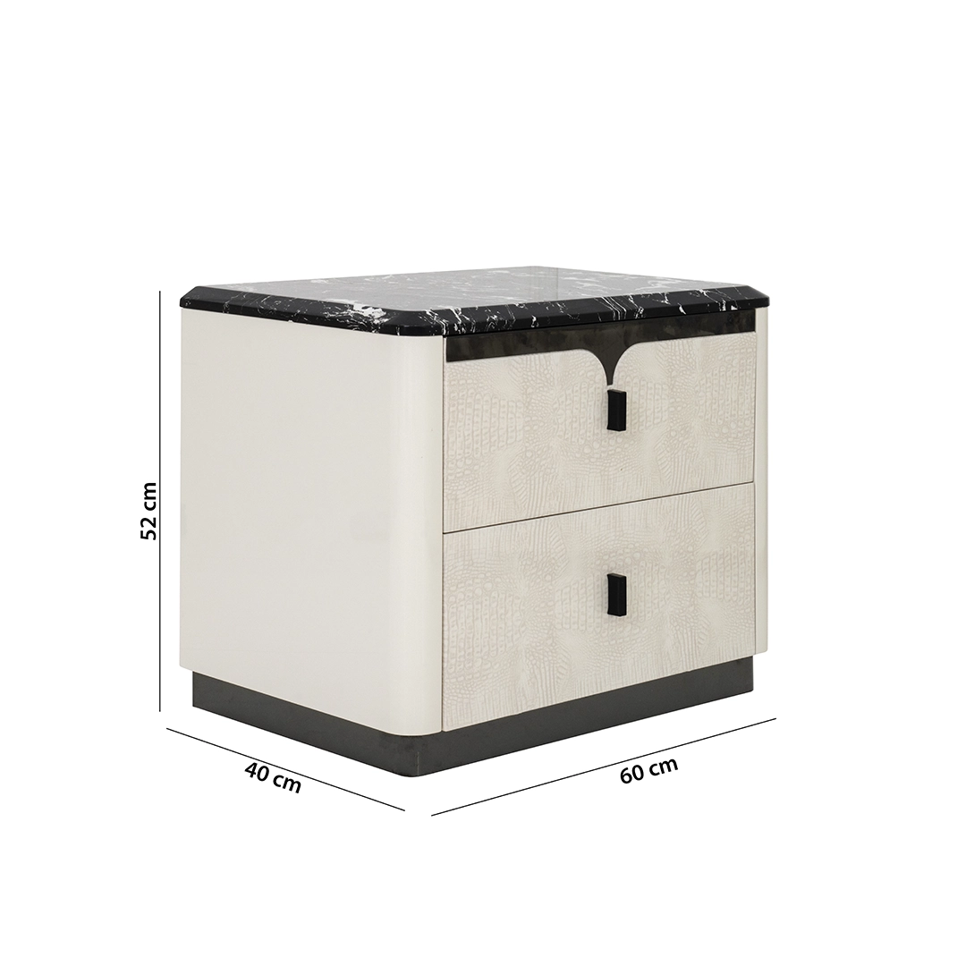 Jasmine 6-Piece King Bedroom Set-180*200 cm - Image 3