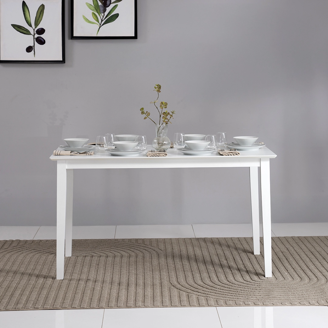 Broadway 6-Seater Dining Set-White - Image 8