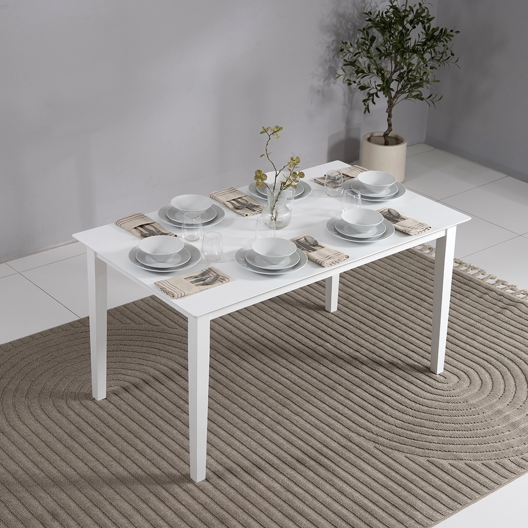 Broadway 6-Seater Dining Set-White - Image 9