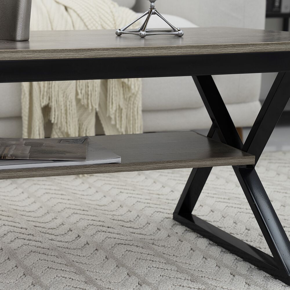 Nile 3-piece Coffee Table Set-Grey - Image 10