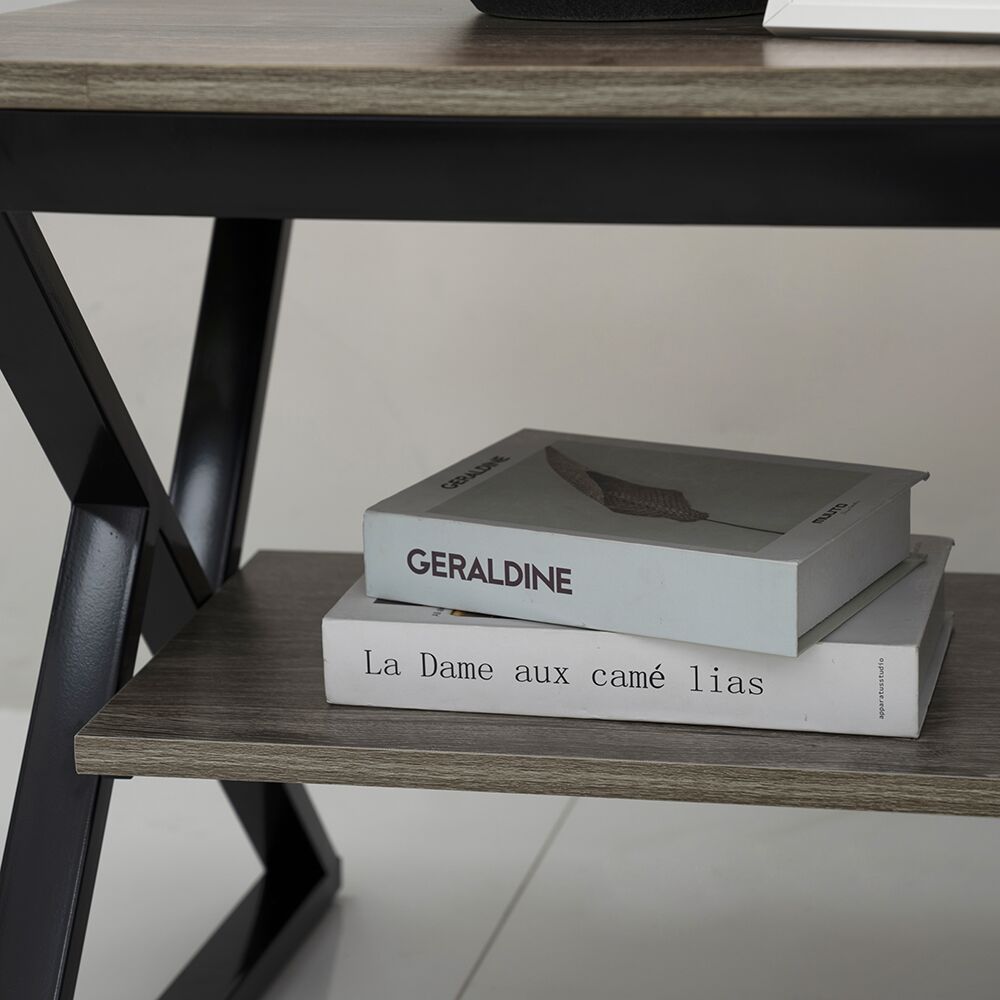 Nile 3-piece Coffee Table Set-Grey - Image 9