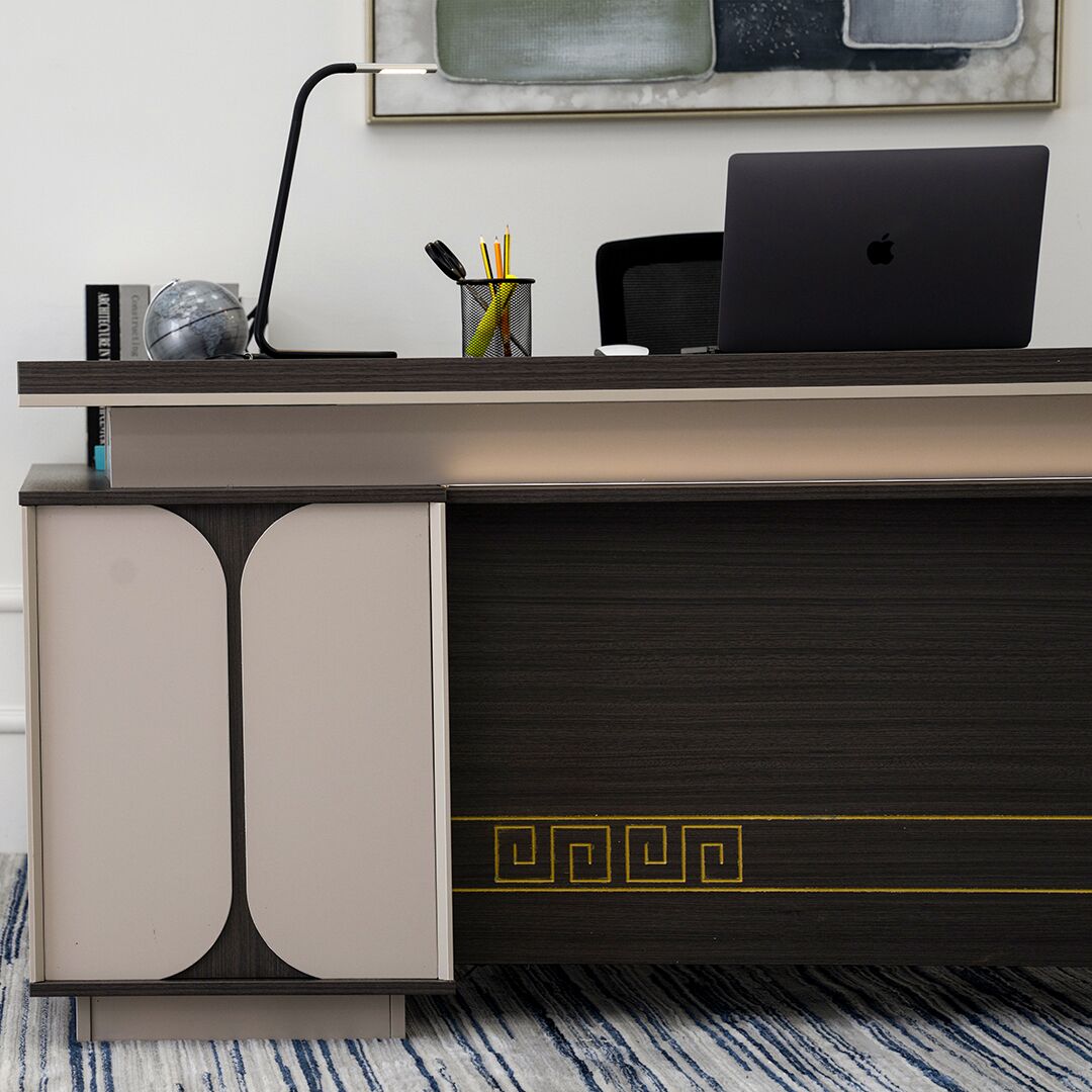 Nikola Office Table-200 CM - Image 4