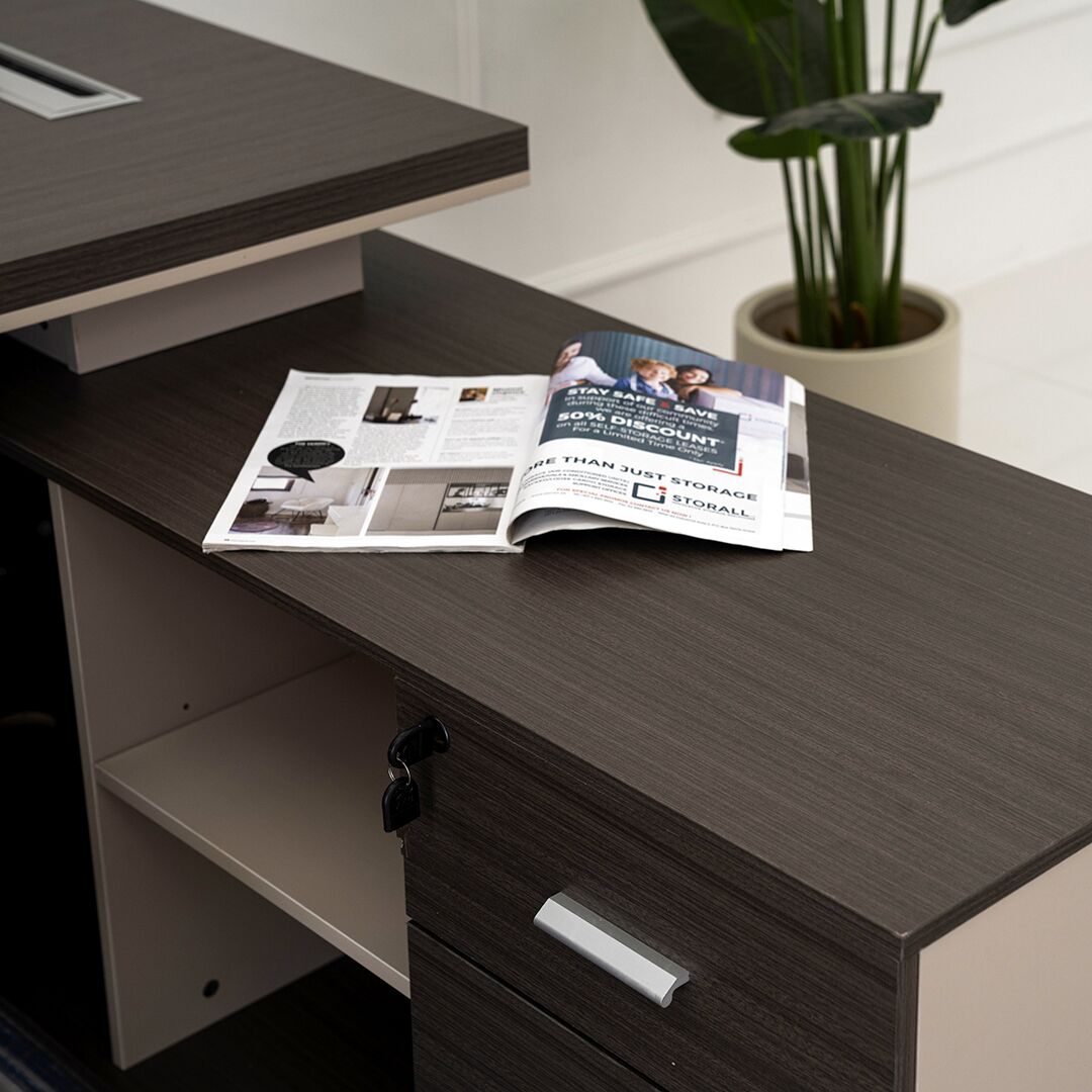 Nikola Office Table-200 CM - Image 5