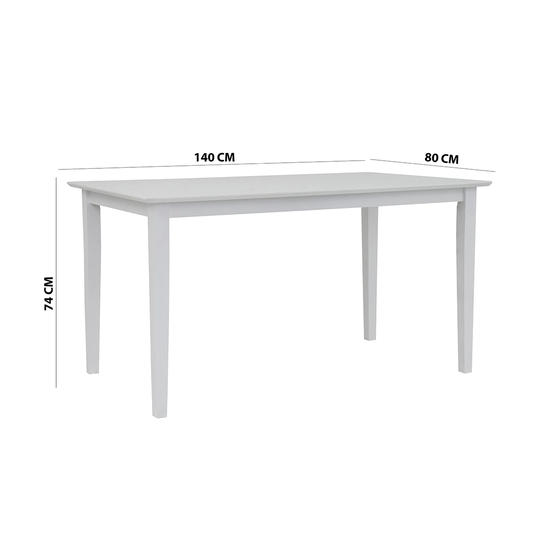 Broadway 6-Seater Dining Set-White - Image 2