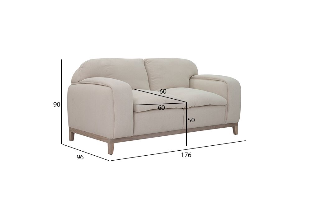 Cruz 2 Seater Sofa - Image 2