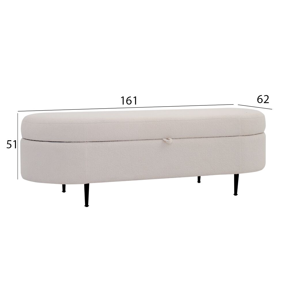 Emma Bed Bench with Storage - Image 2