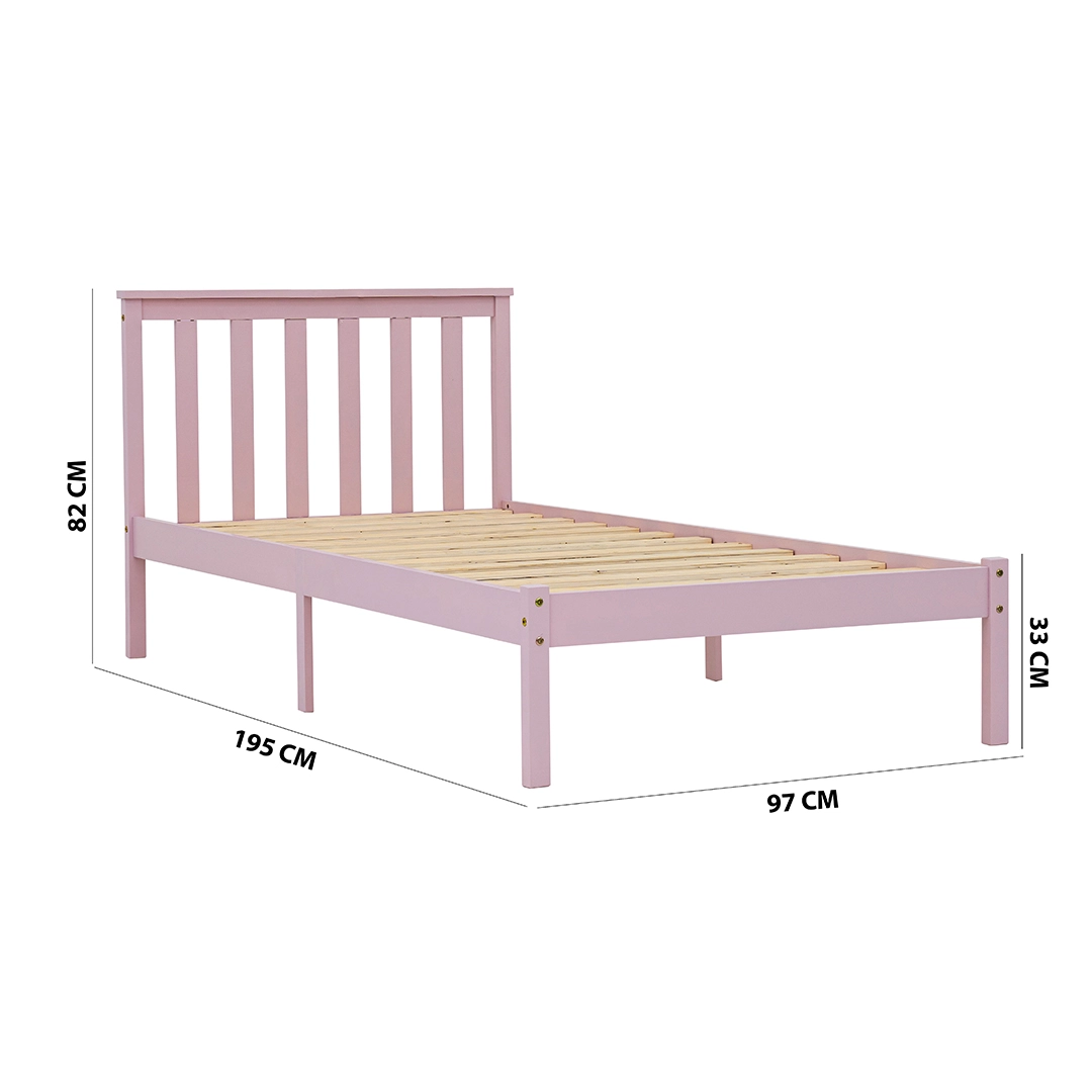 The Merlin Kids Single Bed-Pink - Image 2